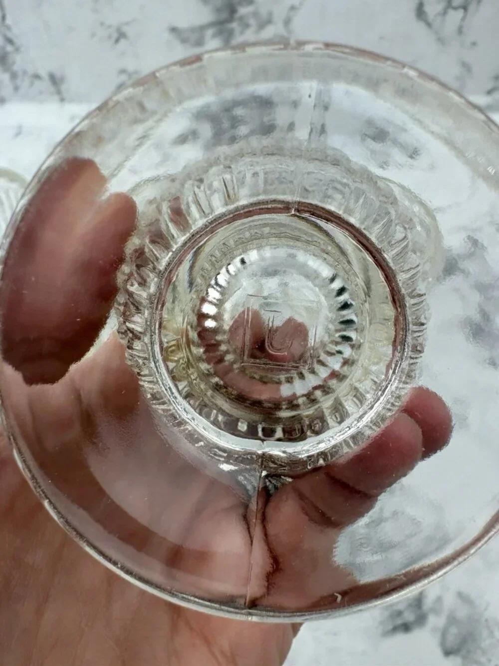 *Jeanette 6 Child’s Pedestal Glass Ice Cream Sundae Cup Egg Codder Vtg 1940-50’s